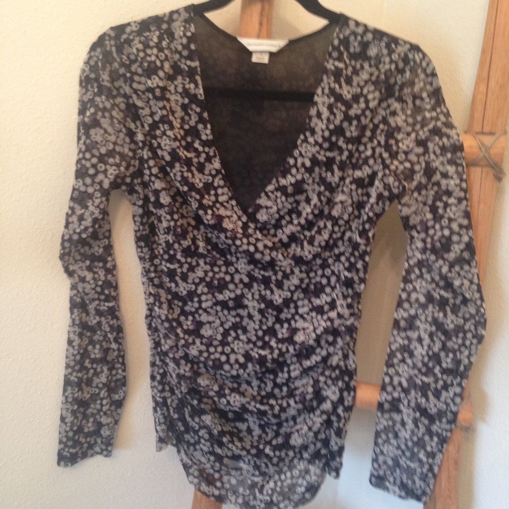 Christopher& Banks Long see through sleeve top